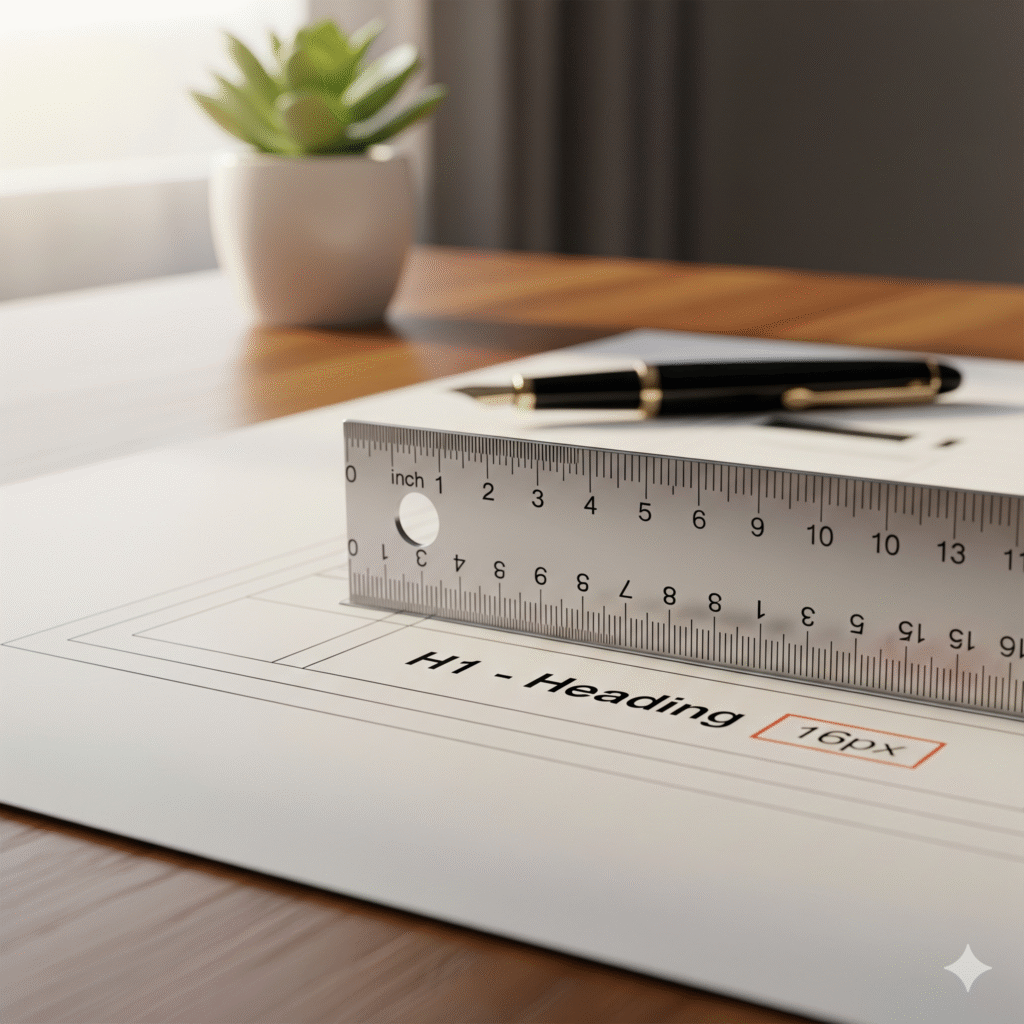 폰트 크기 단위 px, rem, em 차이 완벽 정리