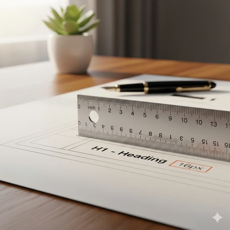 Home 폰트 크기 단위 px, rem, em 차이 완벽 정리